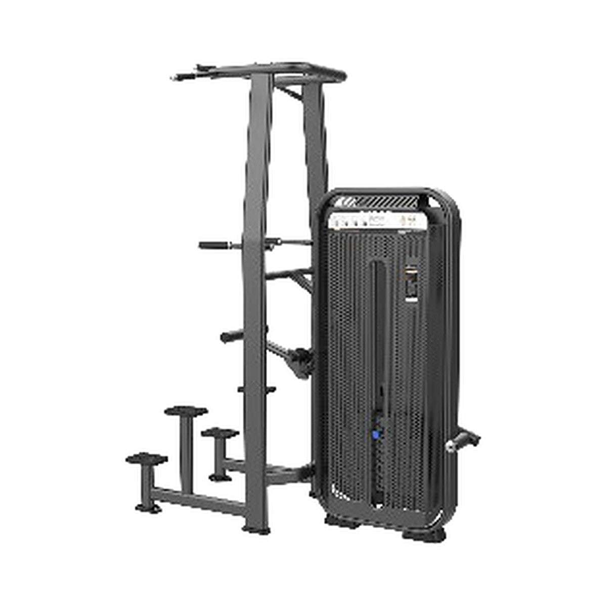 Fusion Pro — Dip/Chin Assist, selectorised pin-loaded machine